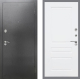 Входная металлическая Дверь Рекс (REX) 2А Серебро Антик FL-243 Силк Сноу в Краснознаменске