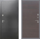 Входная металлическая Дверь Рекс (REX) 2А Серебро Антик GL венге поперечный в Краснознаменске