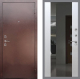 Входная металлическая Дверь Рекс (REX) 1 СБ-16 Зеркало Белый ясень в Краснознаменске
