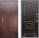 Входная металлическая Дверь Рекс (REX) 1 FL-128 Венге светлый в Краснознаменске
