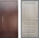 Входная металлическая Дверь Рекс (REX) 1 FL-243 Беленый дуб в Краснознаменске