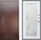 Входная металлическая Дверь Рекс (REX) 1 Зеркало Пастораль Белый ясень в Краснознаменске