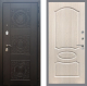 Входная металлическая Дверь Рекс (REX) 10 FL-128 Беленый дуб в Краснознаменске