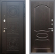 Входная металлическая Дверь Рекс (REX) 10 FL-128 Венге светлый в Краснознаменске