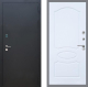 Входная металлическая Дверь Рекс (REX) 1A Черный Муар FL-128 Силк Сноу в Краснознаменске