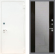 Входная металлическая Дверь Рекс (REX) 1А Белая шагрень СБ-16 Зеркало Венге в Краснознаменске