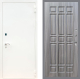 Входная металлическая Дверь Рекс (REX) 1А Белая шагрень FL-33 Сандал грей в Краснознаменске