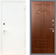 Входная металлическая Дверь Рекс (REX) 1А Белая шагрень FL-58 Морёная берёза в Краснознаменске