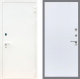 Входная металлическая Дверь Рекс (REX) 1А Белая шагрень FL-290 Силк Сноу в Краснознаменске