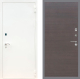 Входная металлическая Дверь Рекс (REX) 1А Белая шагрень GL венге поперечный в Краснознаменске