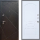 Входная металлическая Дверь Рекс (REX) 13 Венге FL-128 Силк Сноу в Краснознаменске