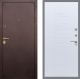 Входная металлическая Дверь Рекс (REX) Лайт 3К FL-289 Белый ясень в Краснознаменске
