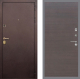 Входная металлическая Дверь Рекс (REX) Лайт 3К GL венге поперечный в Краснознаменске