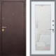 Дверь Рекс (REX) Лайт 3К Зеркало Пастораль Белый ясень в Краснознаменске