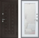 Входная металлическая Дверь Рекс (REX) Сенатор 3К Зеркало Пастораль Белый ясень в Краснознаменске