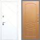 Входная металлическая Дверь Рекс (REX) 13 Силк Сноу FL-128 Дуб в Краснознаменске