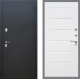 Входная металлическая Дверь Рекс (REX) 5 Черный Муар Сити Белый ясень в Краснознаменске