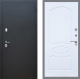 Входная металлическая Дверь Рекс (REX) 5 Черный Муар FL-128 Силк Сноу в Краснознаменске