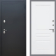 Входная металлическая Дверь Рекс (REX) 5 Черный Муар FL-243 Силк Сноу в Краснознаменске