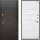 Входная металлическая Дверь Рекс (REX) 5 Серебро Антик Сити Белый ясень в Краснознаменске