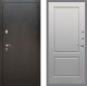 Входная металлическая Дверь Рекс (REX) 5 Серебро Антик FL-117 Грей софт в Краснознаменске