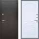 Входная металлическая Дверь Рекс (REX) 5 Серебро Антик FL-128 Силк Сноу в Краснознаменске