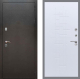 Входная металлическая Дверь Рекс (REX) 5 Серебро Антик FL-289 Белый ясень в Краснознаменске
