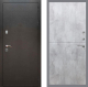 Входная металлическая Дверь Рекс (REX) 5 Серебро Антик FL-290 Бетон светлый в Краснознаменске