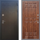 Входная металлическая Дверь Рекс (REX) Премиум-246 FL-33 орех тисненый в Краснознаменске