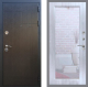 Входная металлическая Дверь Рекс (REX) Премиум-246 Зеркало Пастораль Сандал белый в Краснознаменске