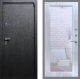Входная металлическая Дверь Рекс (REX) 3 Зеркало Пастораль Сандал белый в Краснознаменске