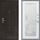Входная металлическая Дверь Рекс (REX) Сенатор Cisa Зеркало Пастораль Белый ясень в Краснознаменске